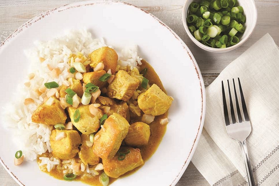 Chicken Stewed in Coconut Sauce