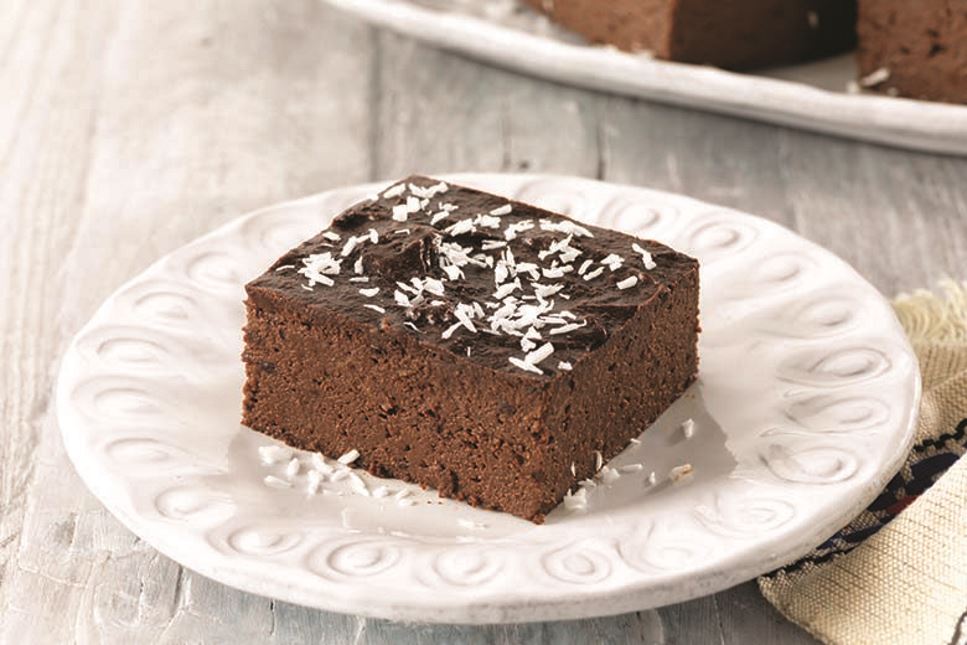 Coconut-Topped Chocolate Cake
