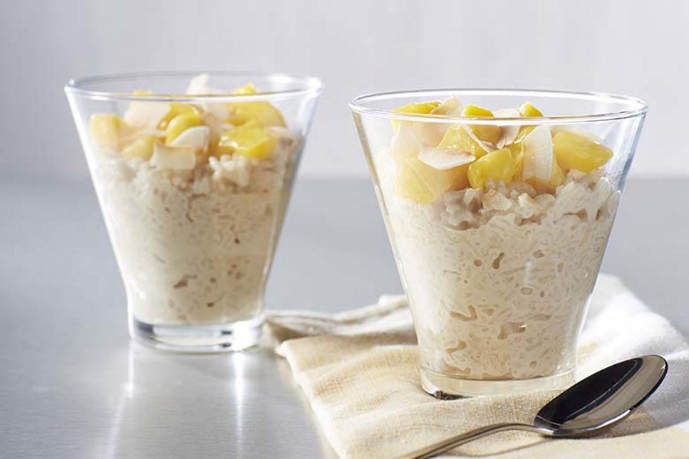 Mango Coconut Rice Pudding